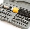 Универсальный набор инструментов 41 предмет в кейсе Piece Bit and Socket Set, Реверсивная отвертка с трещеткой с насадками