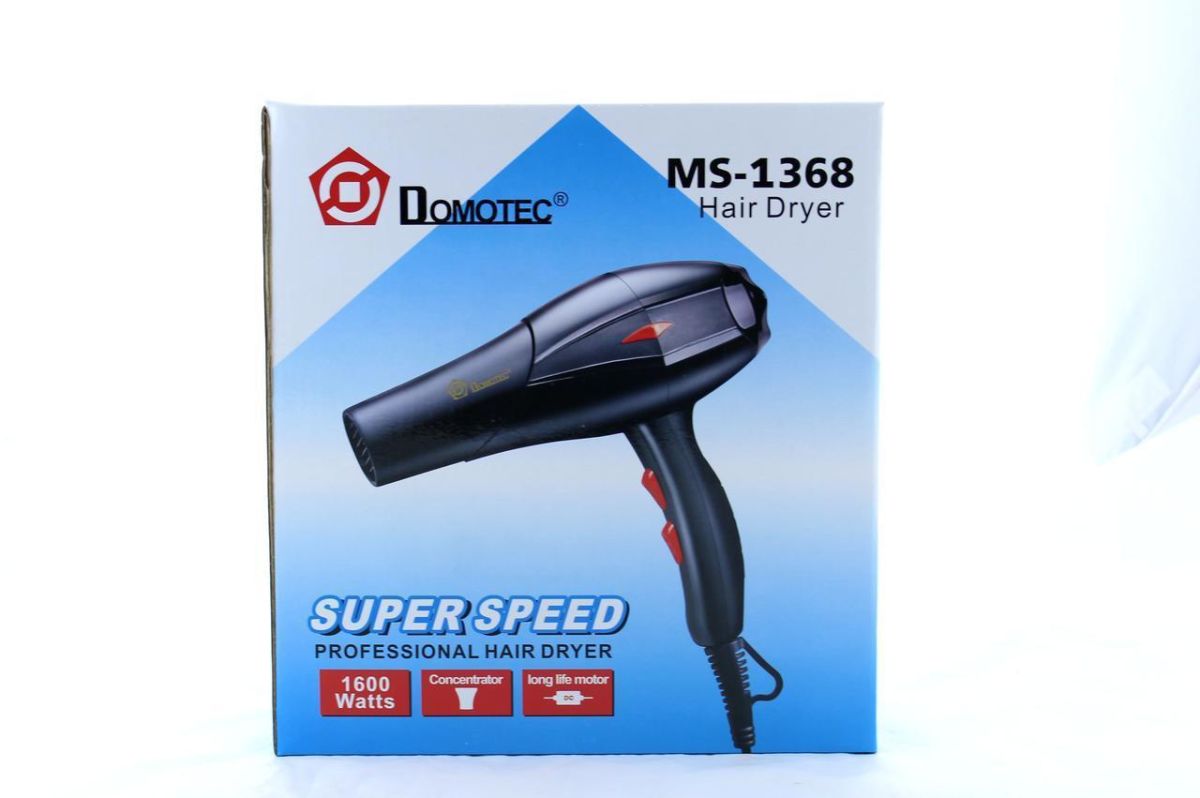 Профессиональный портативный фен Domotec MS-1368 1600W