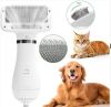Фен-расчёска пылесос для шерсти собак и кошек 2 в 1 PET GROOMING DRYER, Фен для собак и кошек, Щетка-фен для животных